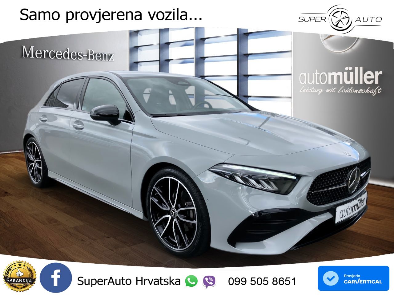 Mercedes-Benz A 180 7G-DCT AMG LED+GR SJED+ACC