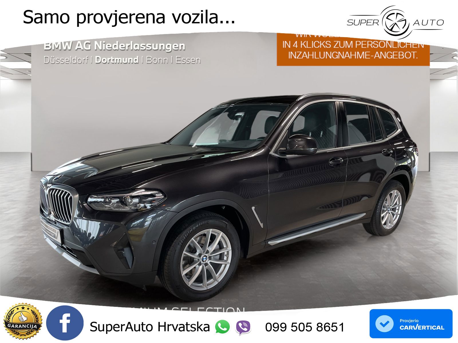 BMW X3 20d xDrive Steptronic LED+GR SJED+ACC
