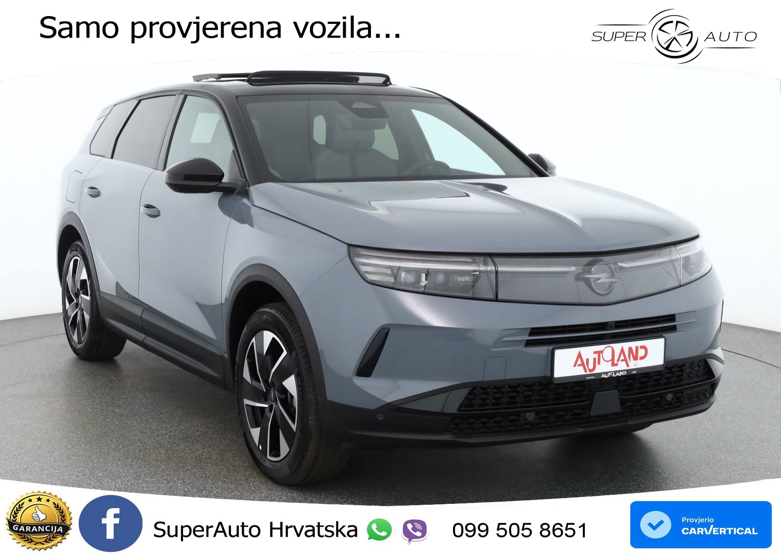 Opel Grandland 1.2 Turbo (145 KS) Hybrid eDCT Ultimate ACC+HEAD+GR SJED+360+PANO