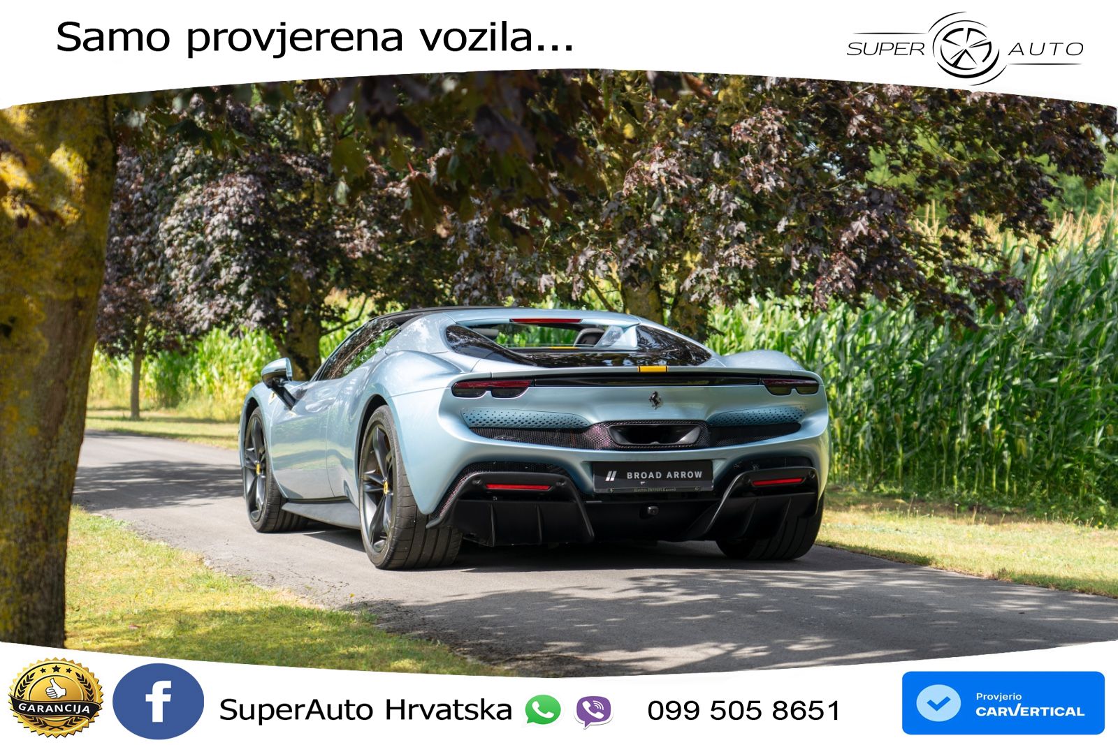 Ferrari 296 GTS 3.0 V6 (830 KS) F1 DCT LED+ACC