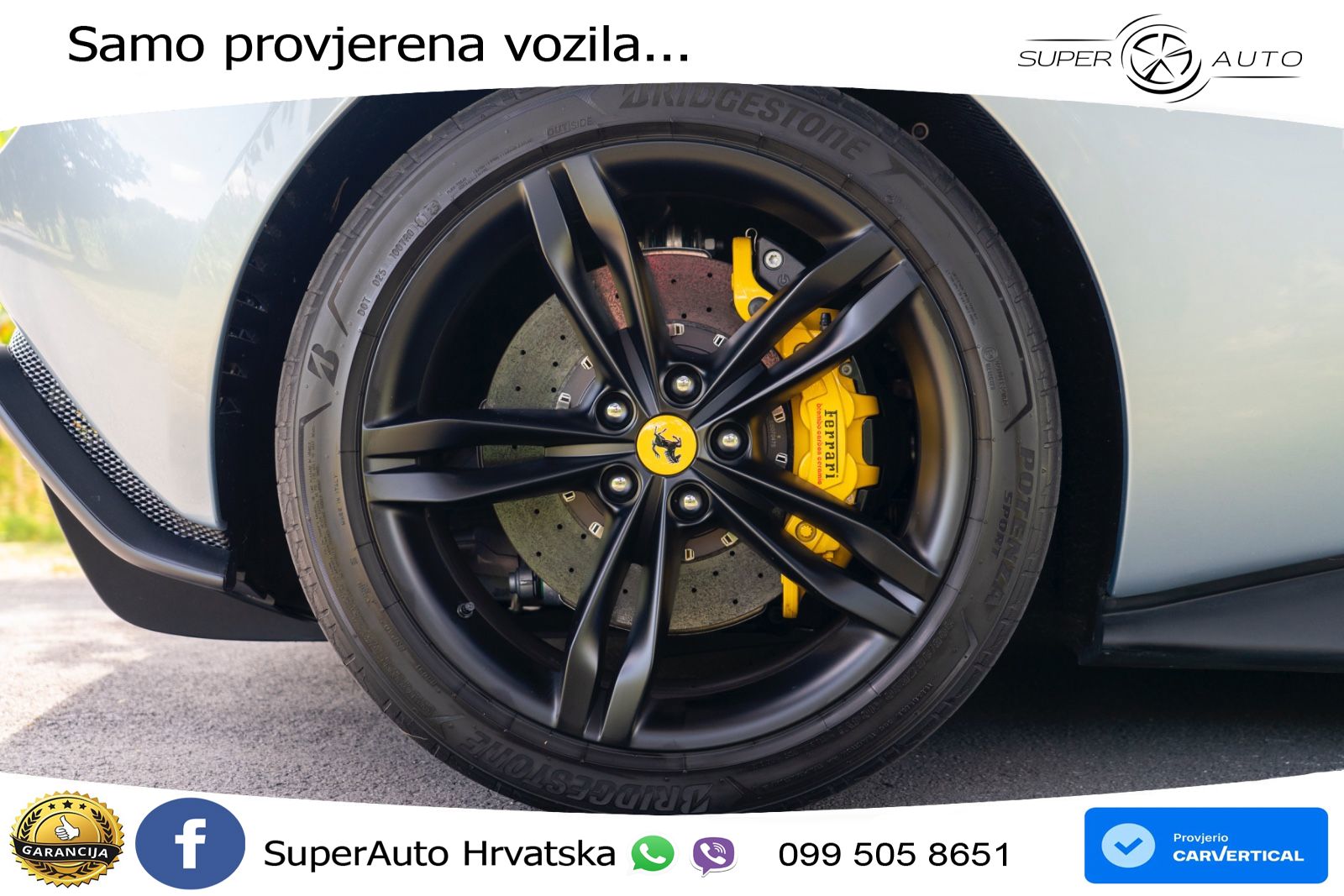 Ferrari 296 GTS 3.0 V6 (830 KS) F1 DCT LED+ACC