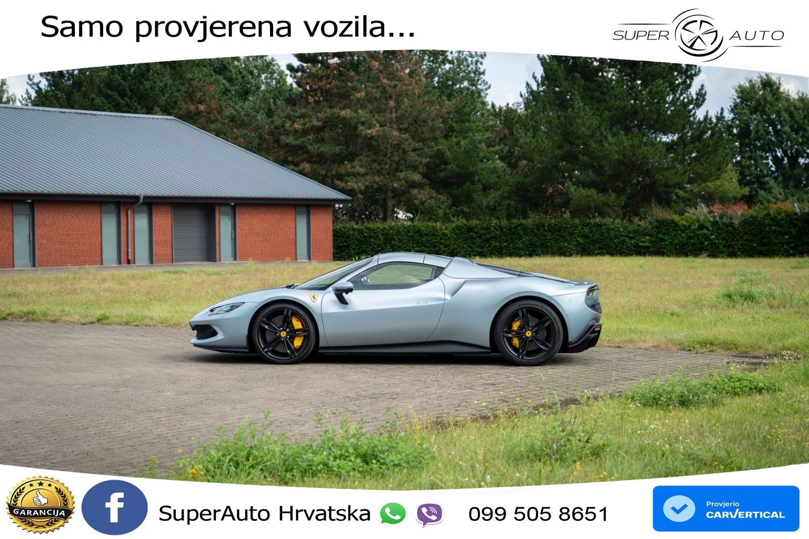 Ferrari 296 GTS 3.0 V6 (830 KS) F1 DCT LED+ACC