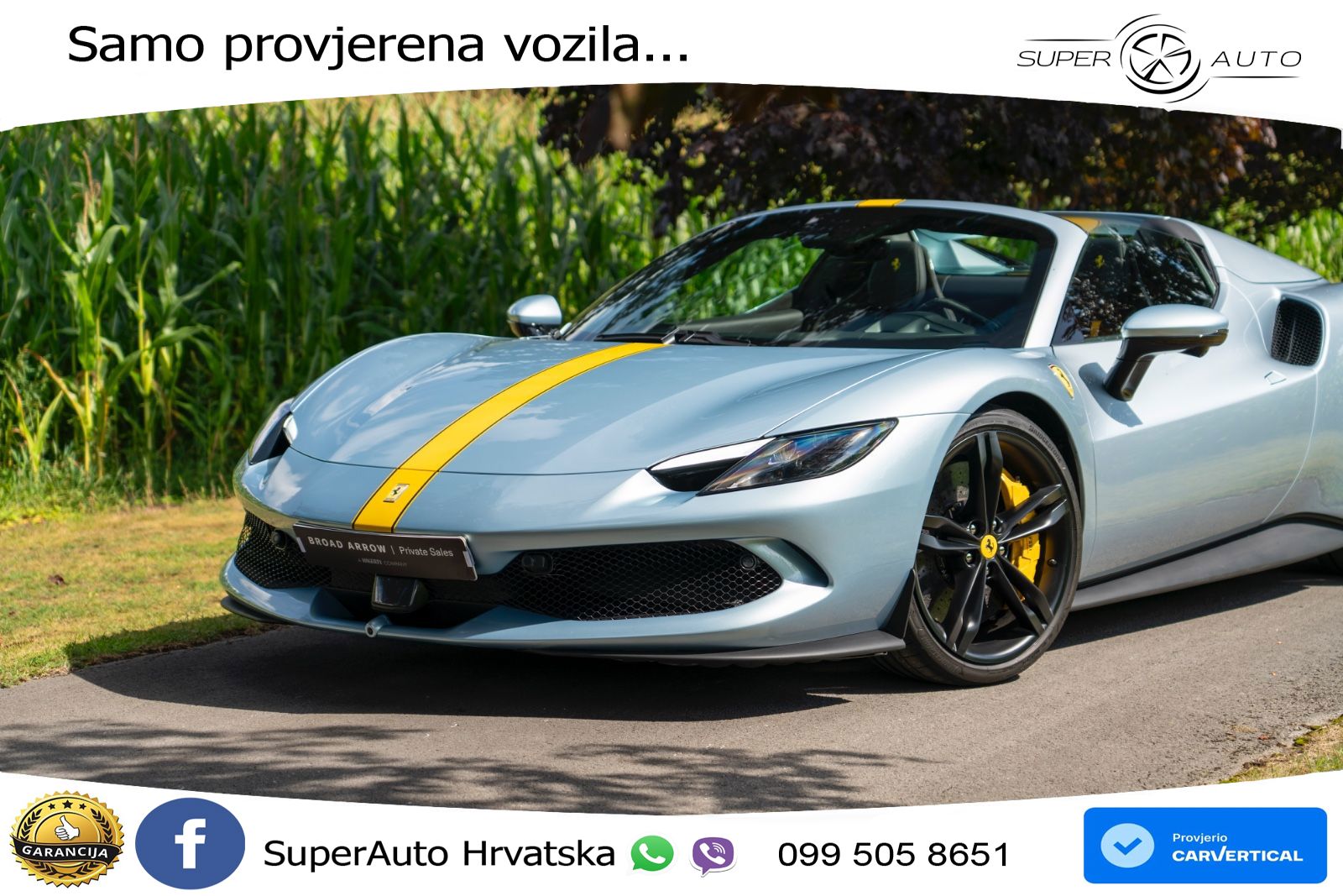 Ferrari 296 GTS 3.0 V6 (830 KS) F1 DCT LED+ACC