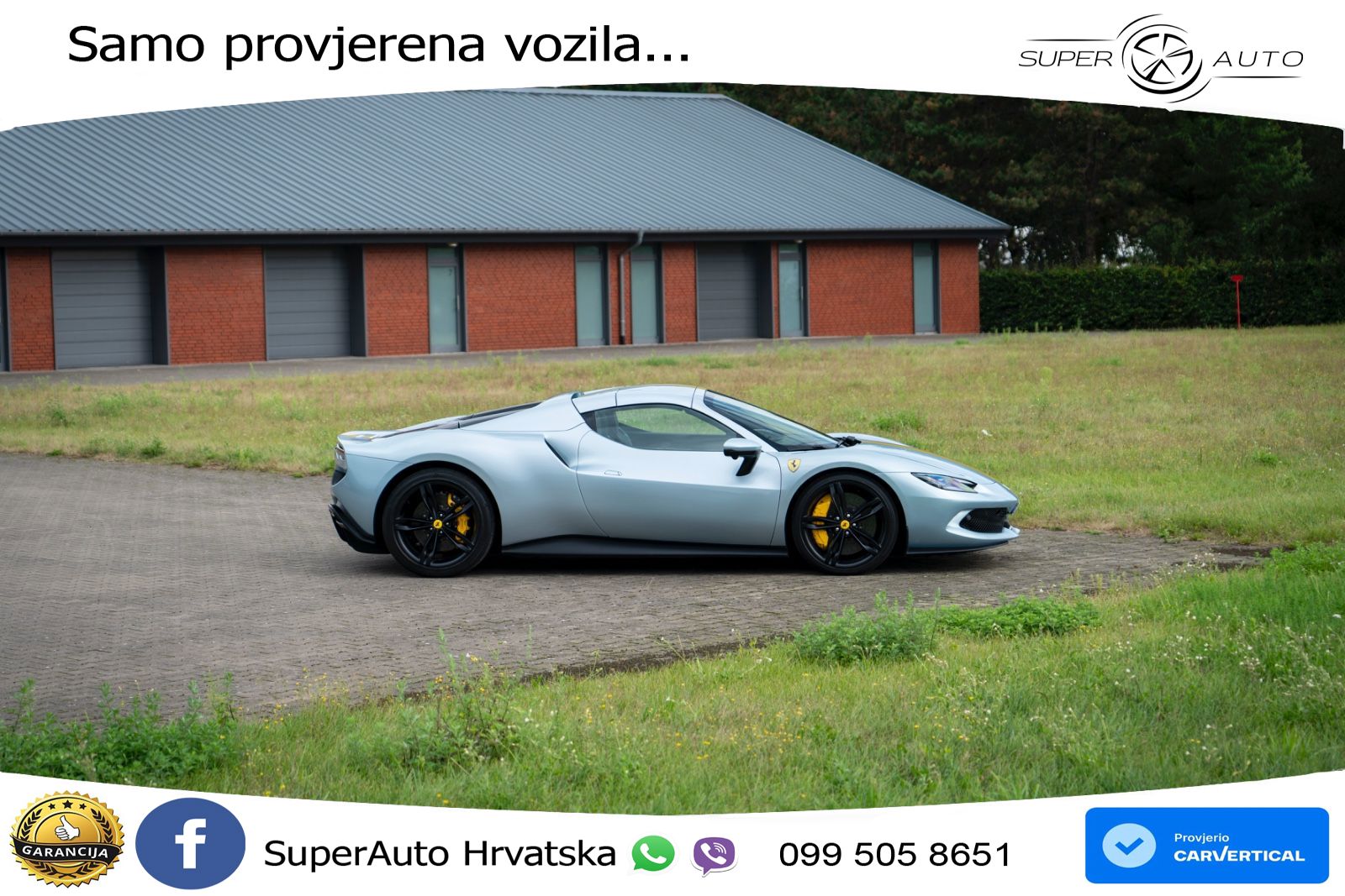 Ferrari 296 GTS 3.0 V6 (830 KS) F1 DCT LED+ACC