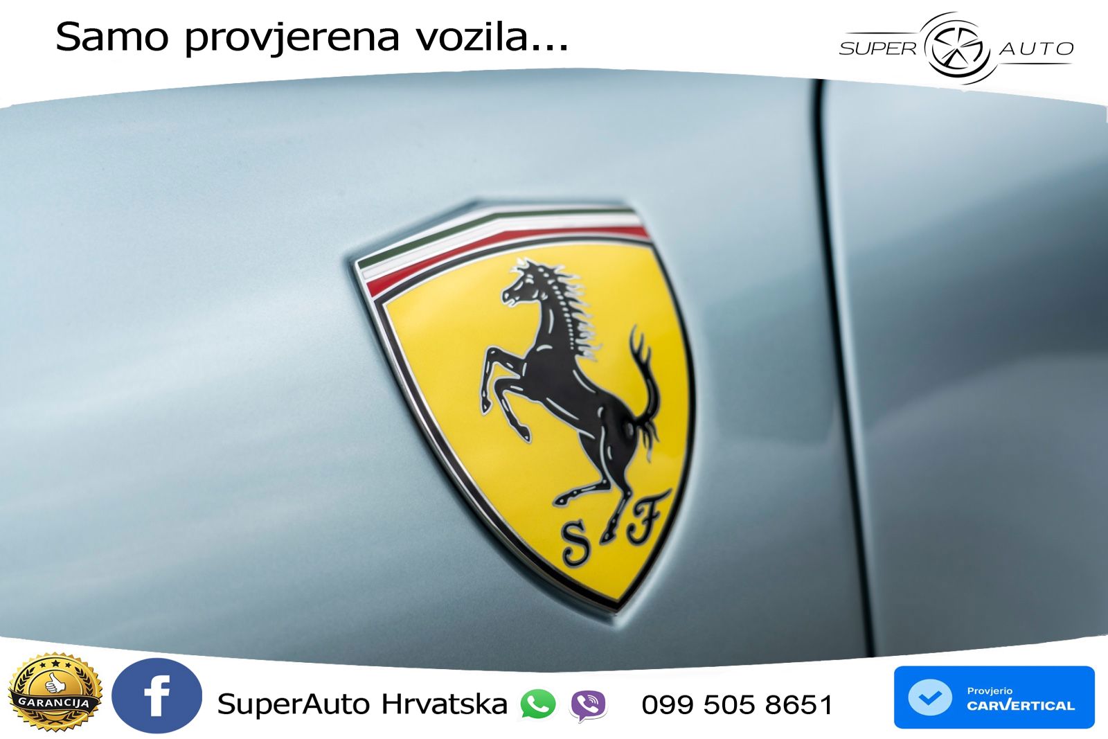Ferrari 296 GTS 3.0 V6 (830 KS) F1 DCT LED+ACC