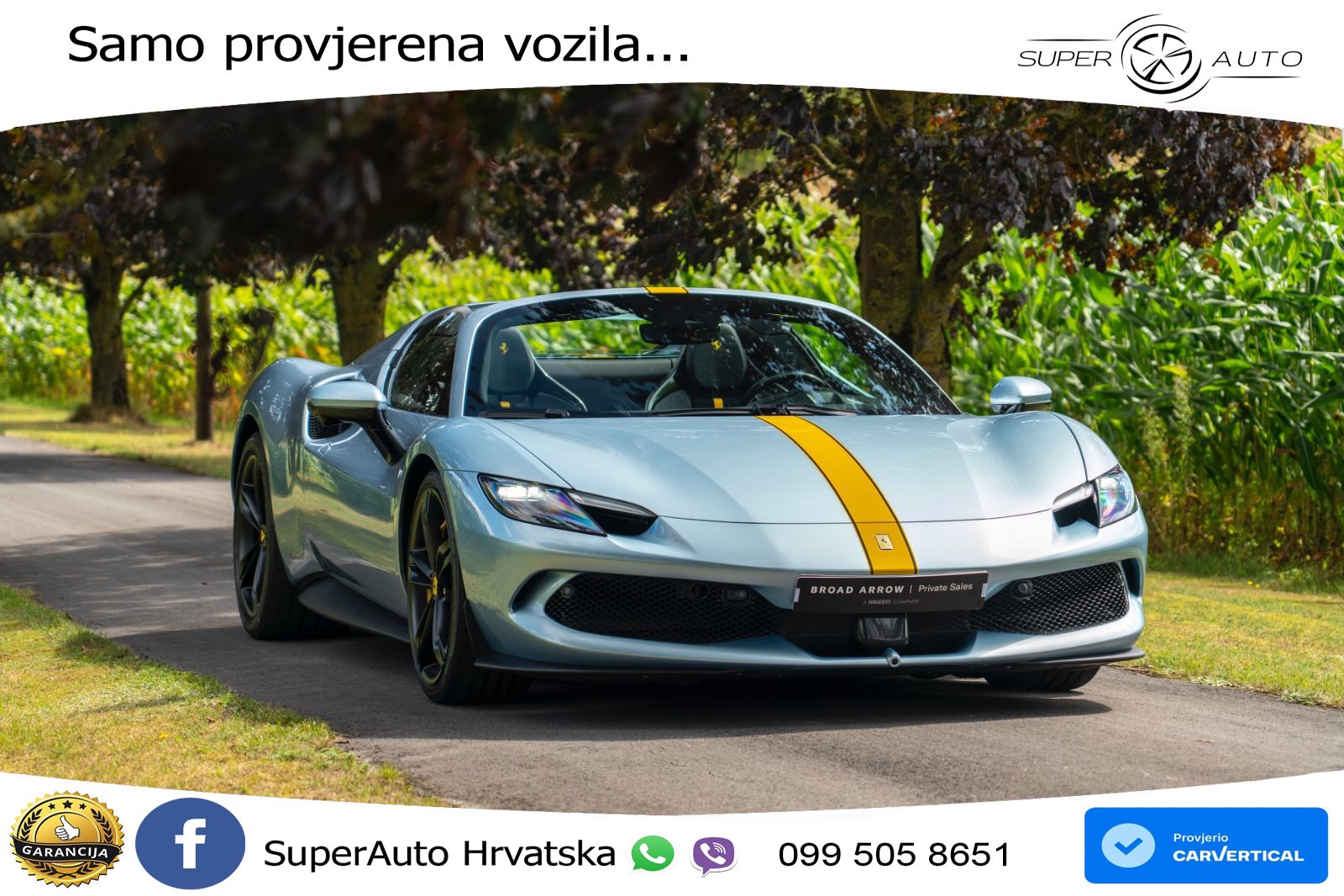 Ferrari 296 GTS 3.0 V6 (830 KS) F1 DCT LED+ACC