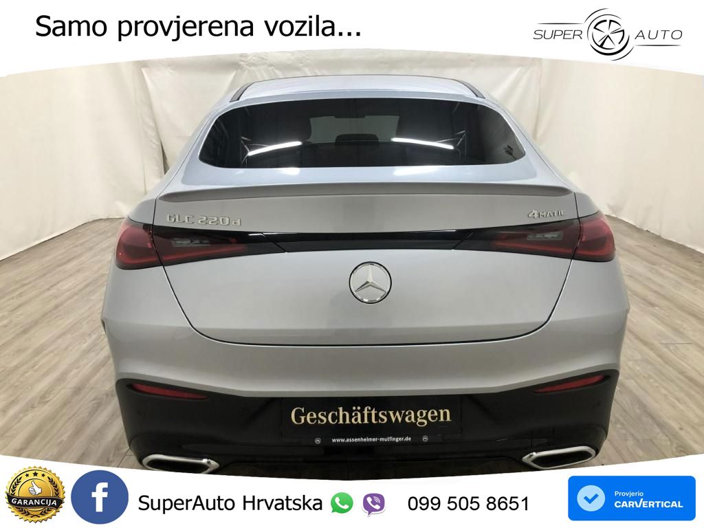 Mercedes GLC Coupe 220d (197 KS) 4MATIC 9G-TRONIC AMG ACC+GR SJED+360+PANO