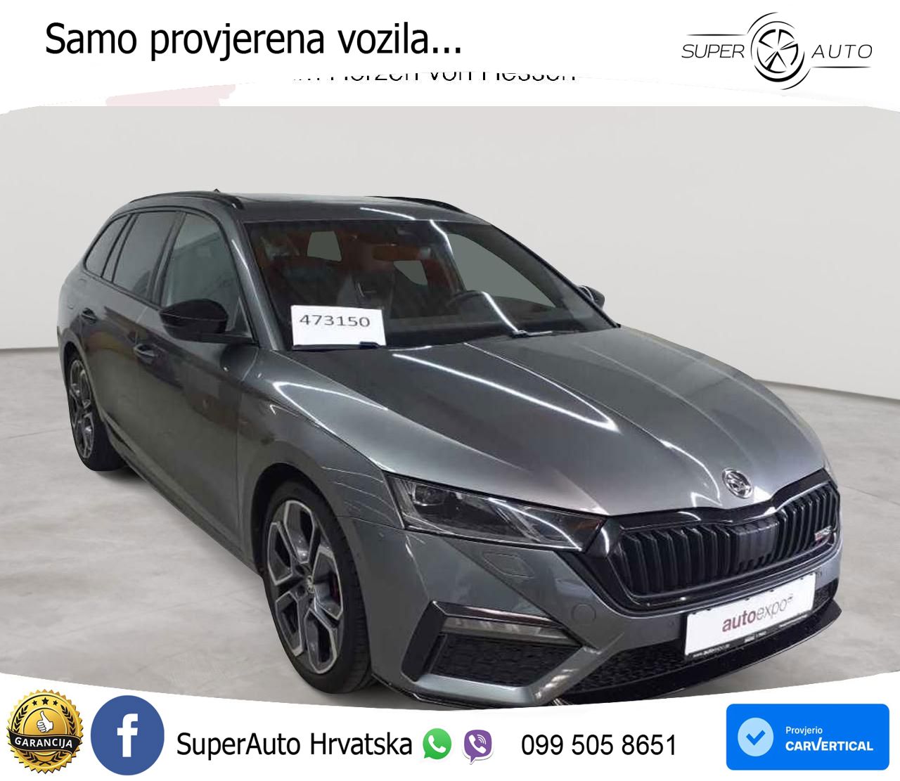 Škoda Octavia Combi RS 2.0 TDI (200 KS) 4x4 DSG