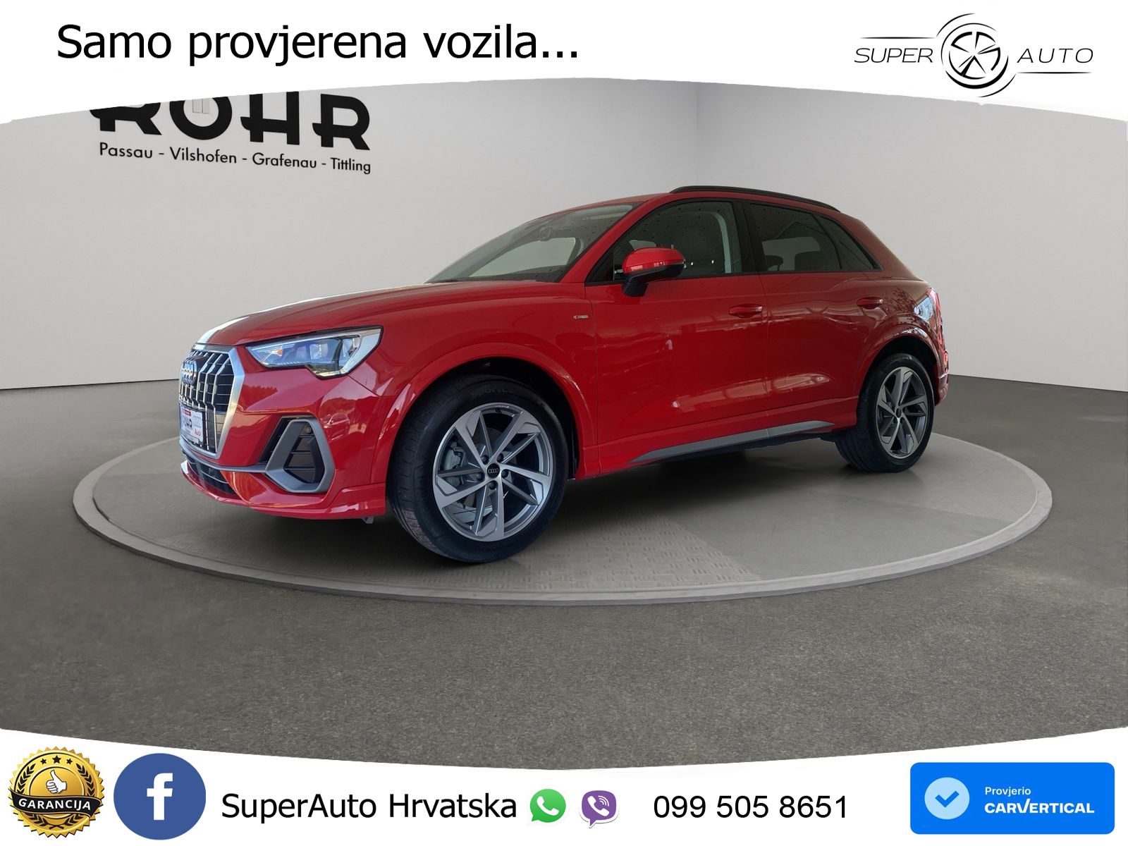 Audi Q3 35 TFSI (150 KS) S tronic S line LED+GR SJED+ACC