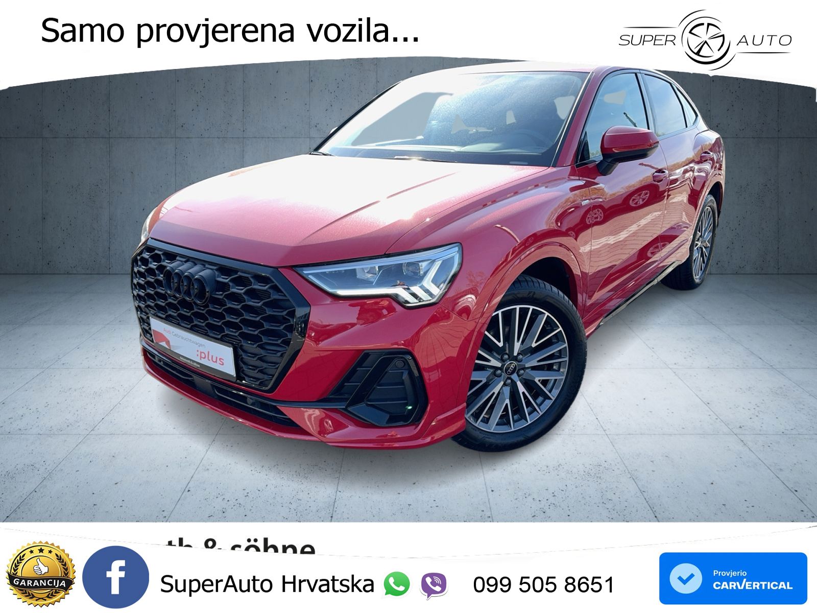 Audi Q3 II Sportback 35 TFSI (150 KS) S tronic S line