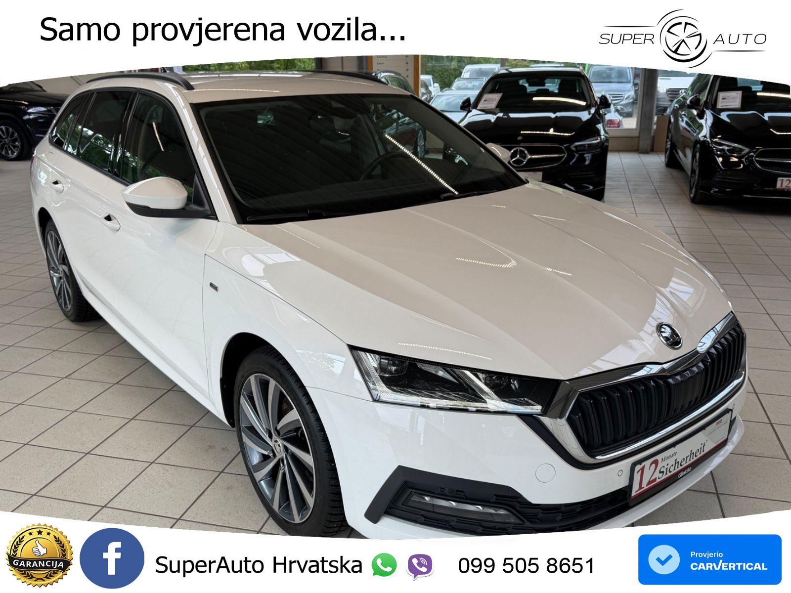Škoda Octavia Combi 2.0 TDI (150 KS) DSG LED+GR SJED+ACC