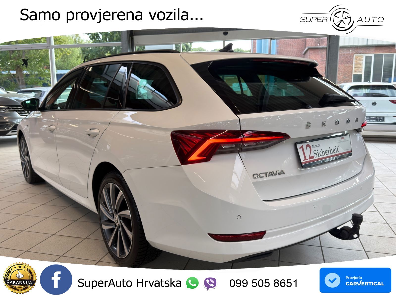Škoda Octavia Combi 2.0 TDI (150 KS) DSG LED+GR SJED+ACC