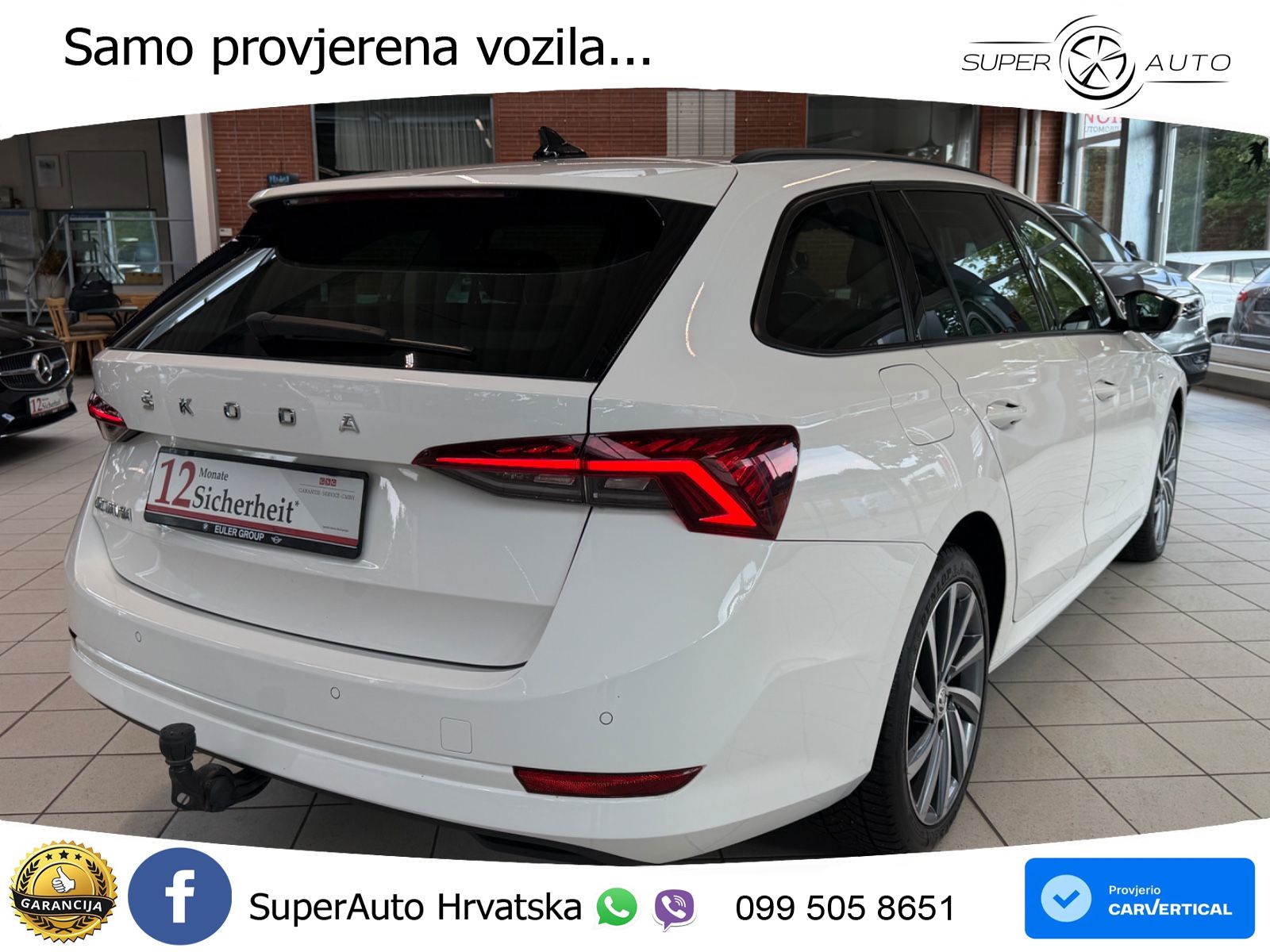 Škoda Octavia Combi 2.0 TDI (150 KS) DSG LED+GR SJED+ACC