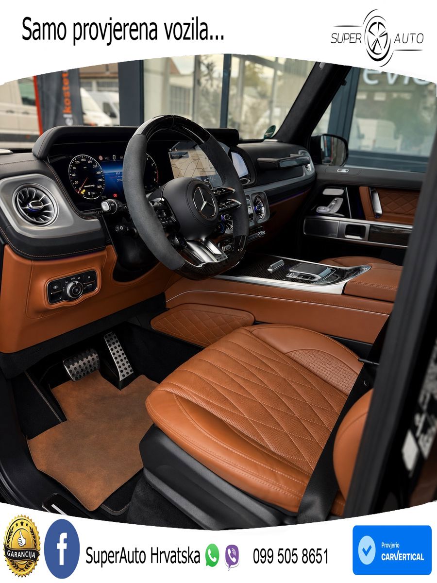 Mercedes AMG G 63 Long V8 (585 KS) 4MATIC 9G-TRONIC AMG SPEEDSHIFT TCT LED+GR SJED+ACC