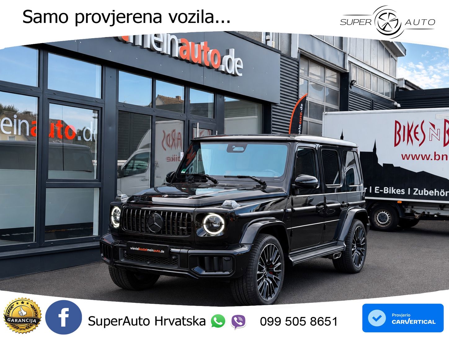Mercedes AMG G 63 Long V8 (585 KS) 4MATIC 9G-TRONIC AMG SPEEDSHIFT TCT LED+GR SJED+ACC