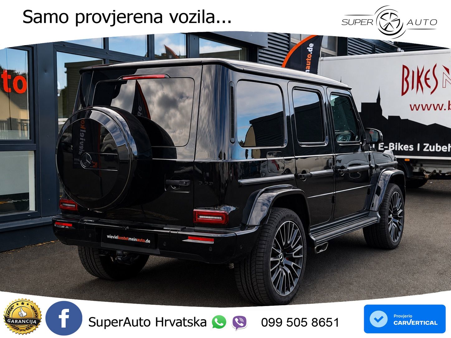 Mercedes AMG G 63 Long V8 (585 KS) 4MATIC 9G-TRONIC AMG SPEEDSHIFT TCT LED+GR SJED+ACC