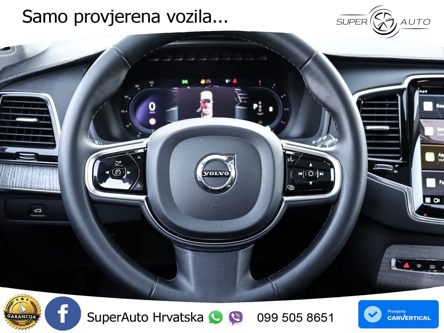 Volvo XC90 2.0 B5 Diesel AWD Automatic ACC+HEAD+4xGR SJED+360+PANO