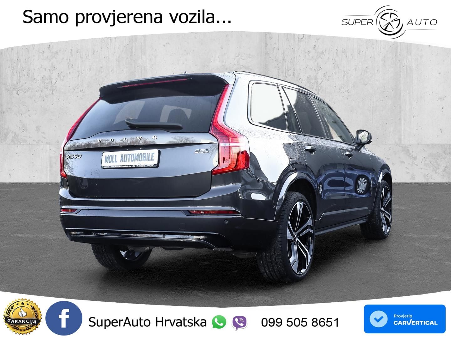 Volvo XC90 2.0 B5 Diesel AWD Automatic ACC+HEAD+4xGR SJED+360+PANO