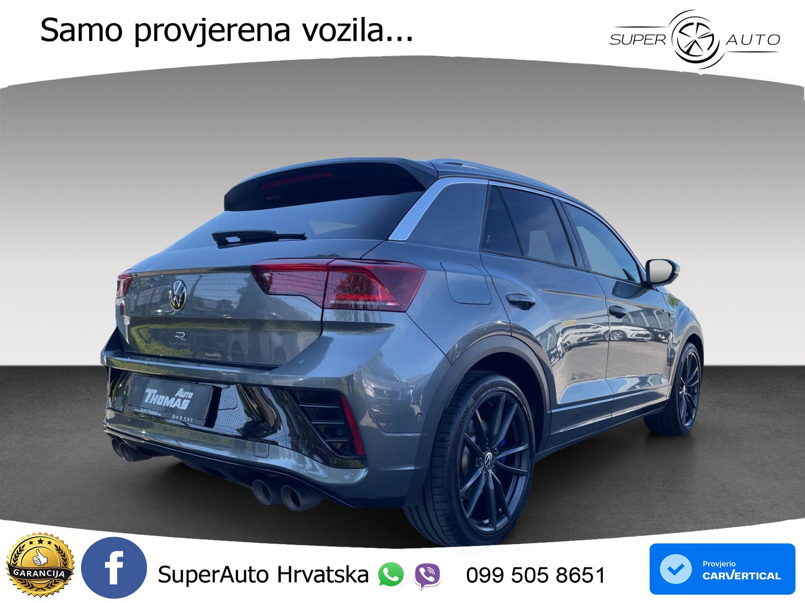Volkswagen T-Roc I R 2.0 TSI (300 KS) OPF 4M DSG LED+GR SJED+ACC