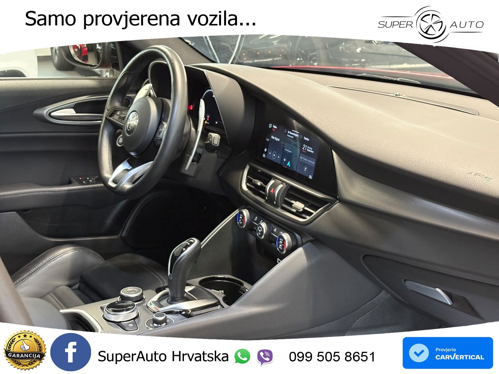 Alfa Romeo Giulia 2.0 Turbo (280 KS) Q4 Automatic LED+GR SJED+ACC