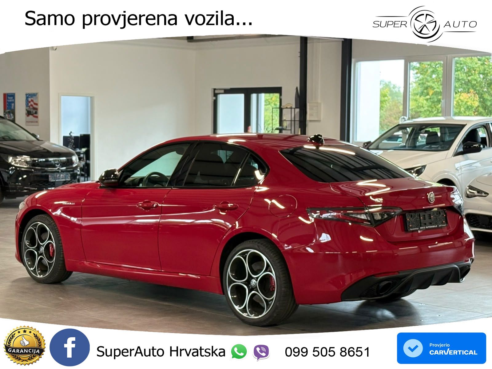 Alfa Romeo Giulia 2.0 Turbo (280 KS) Q4 Automatic LED+GR SJED+ACC