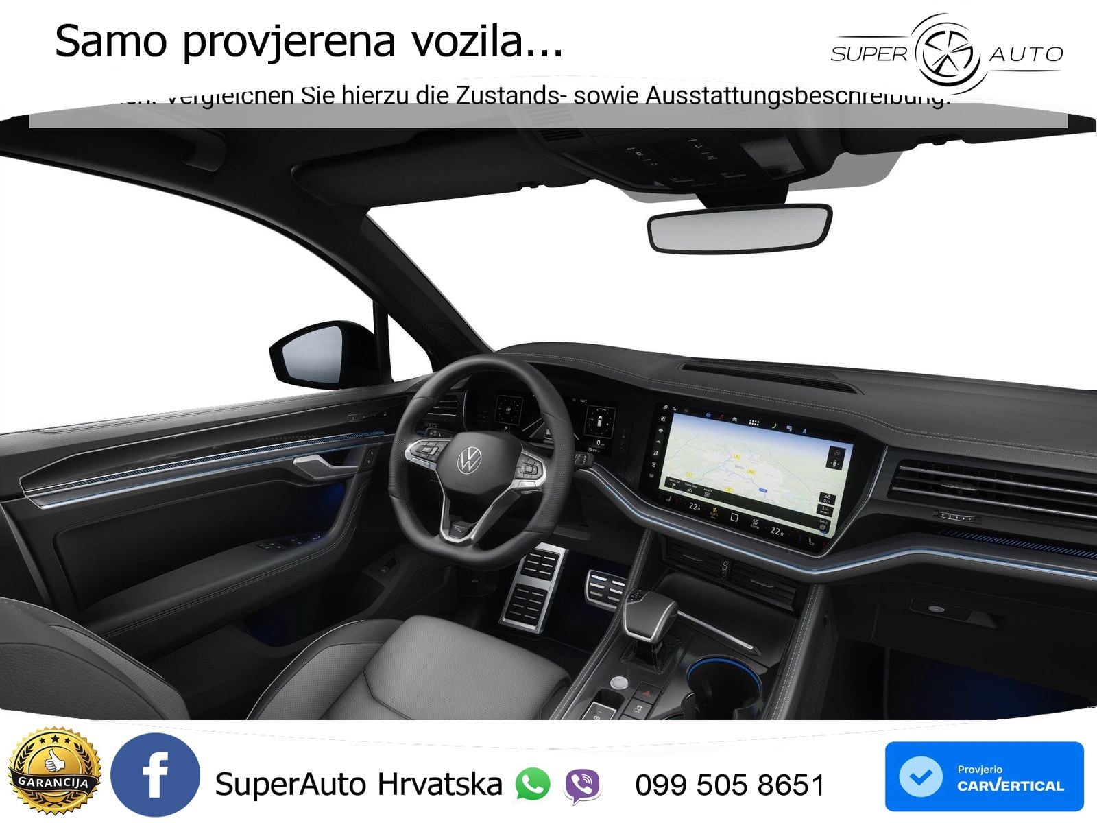 Volkswagen Touareg 3.0 V6 TDI (231 KS) 4MOTION Tiptronic ZRAČNI+ACC+4xGR SJED+KAM