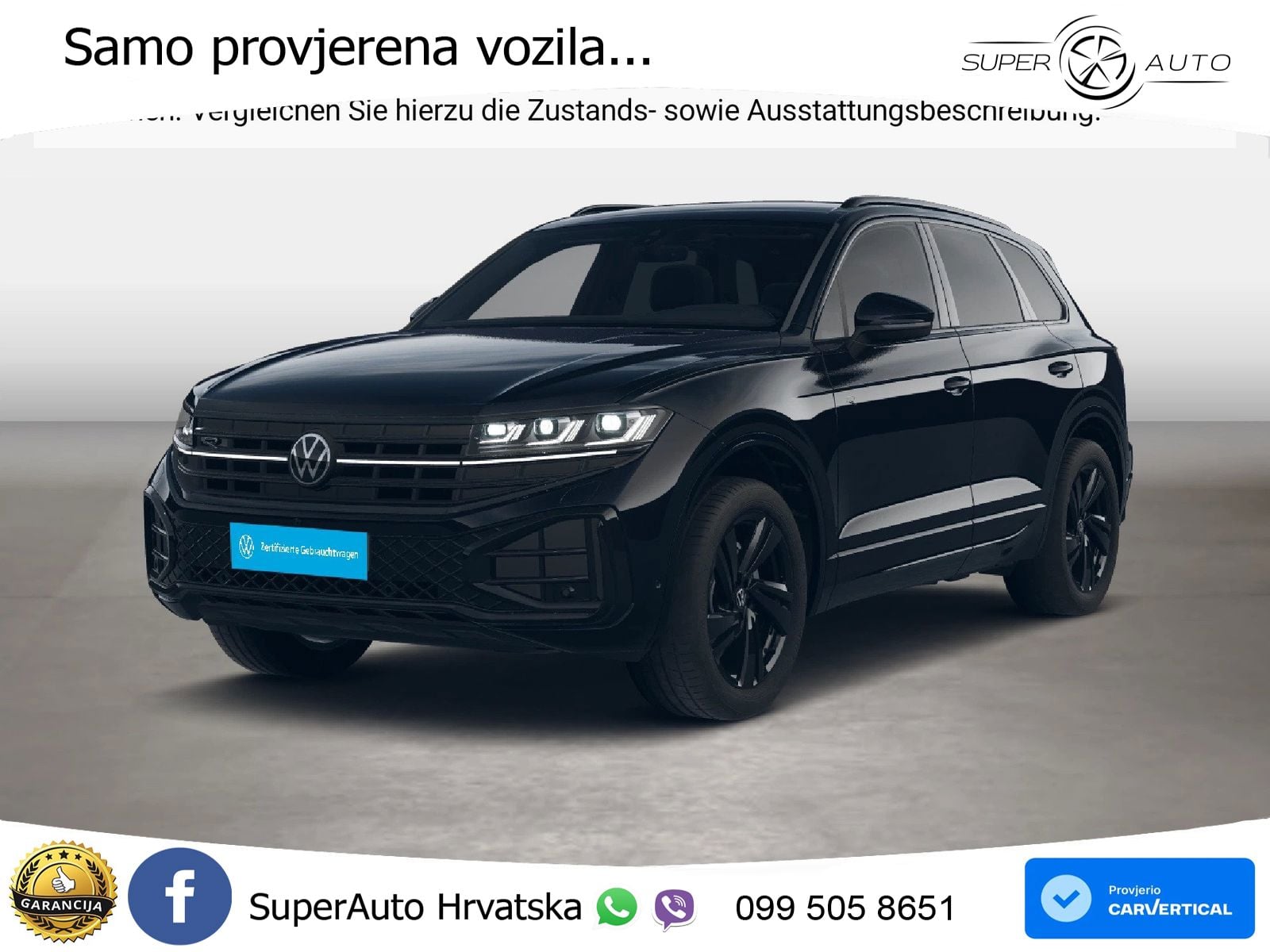 Volkswagen Touareg 3.0 V6 TDI (231 KS) 4MOTION Tiptronic ZRAČNI+ACC+4xGR SJED+KAM