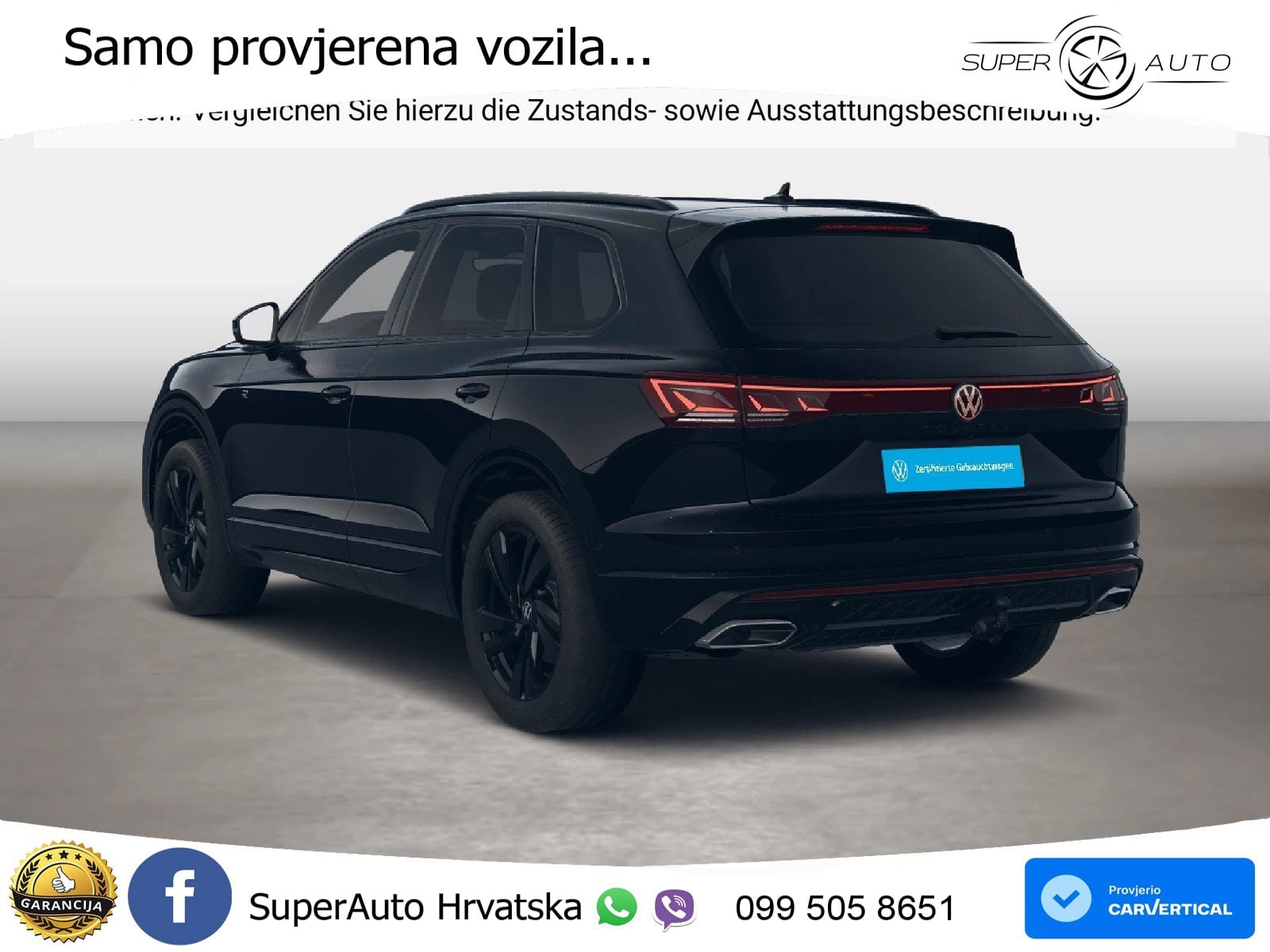 Volkswagen Touareg 3.0 V6 TDI (231 KS) 4MOTION Tiptronic ZRAČNI+ACC+4xGR SJED+KAM