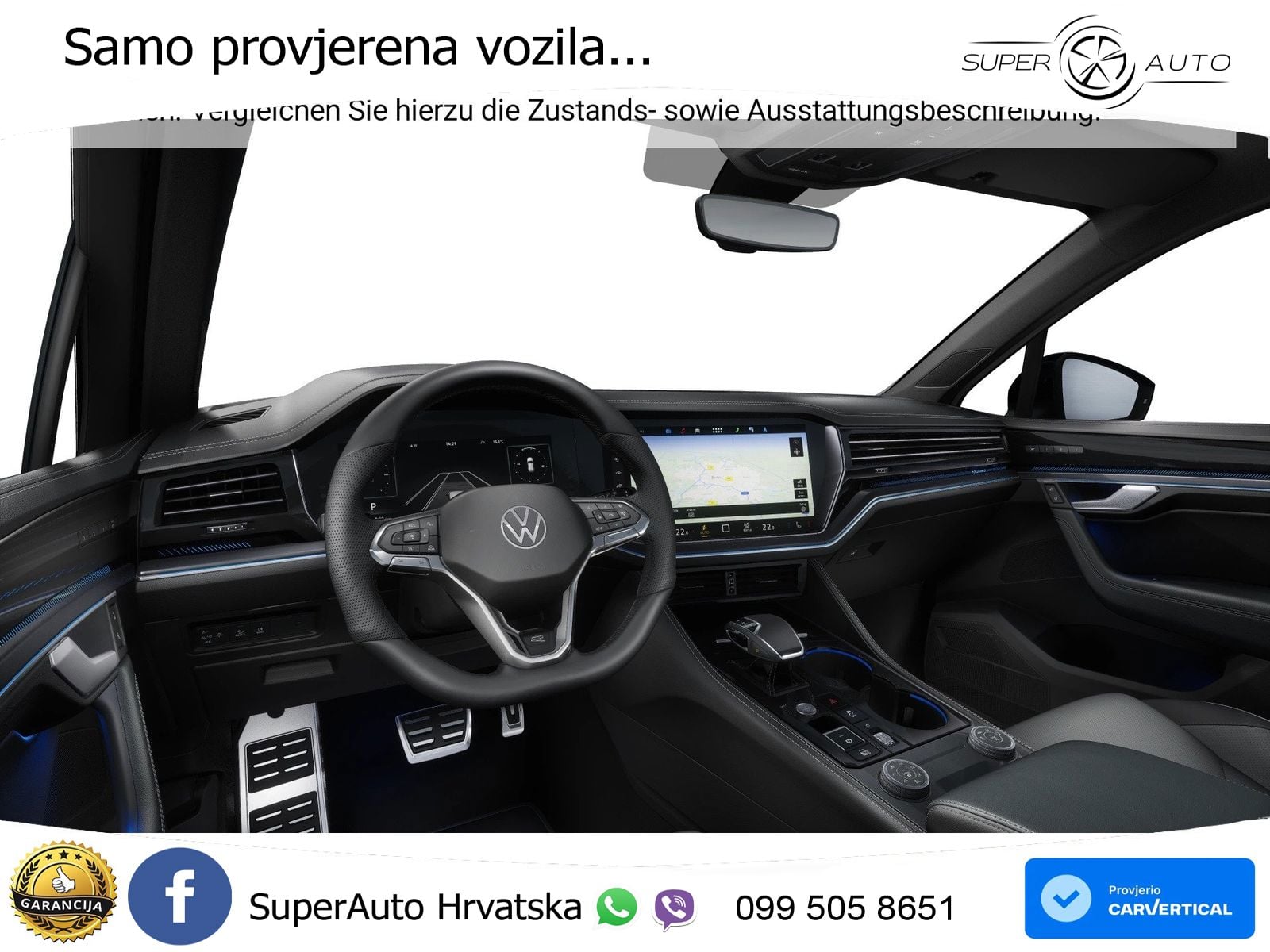 Volkswagen Touareg 3.0 V6 TDI (231 KS) 4MOTION Tiptronic ZRAČNI+ACC+4xGR SJED+KAM