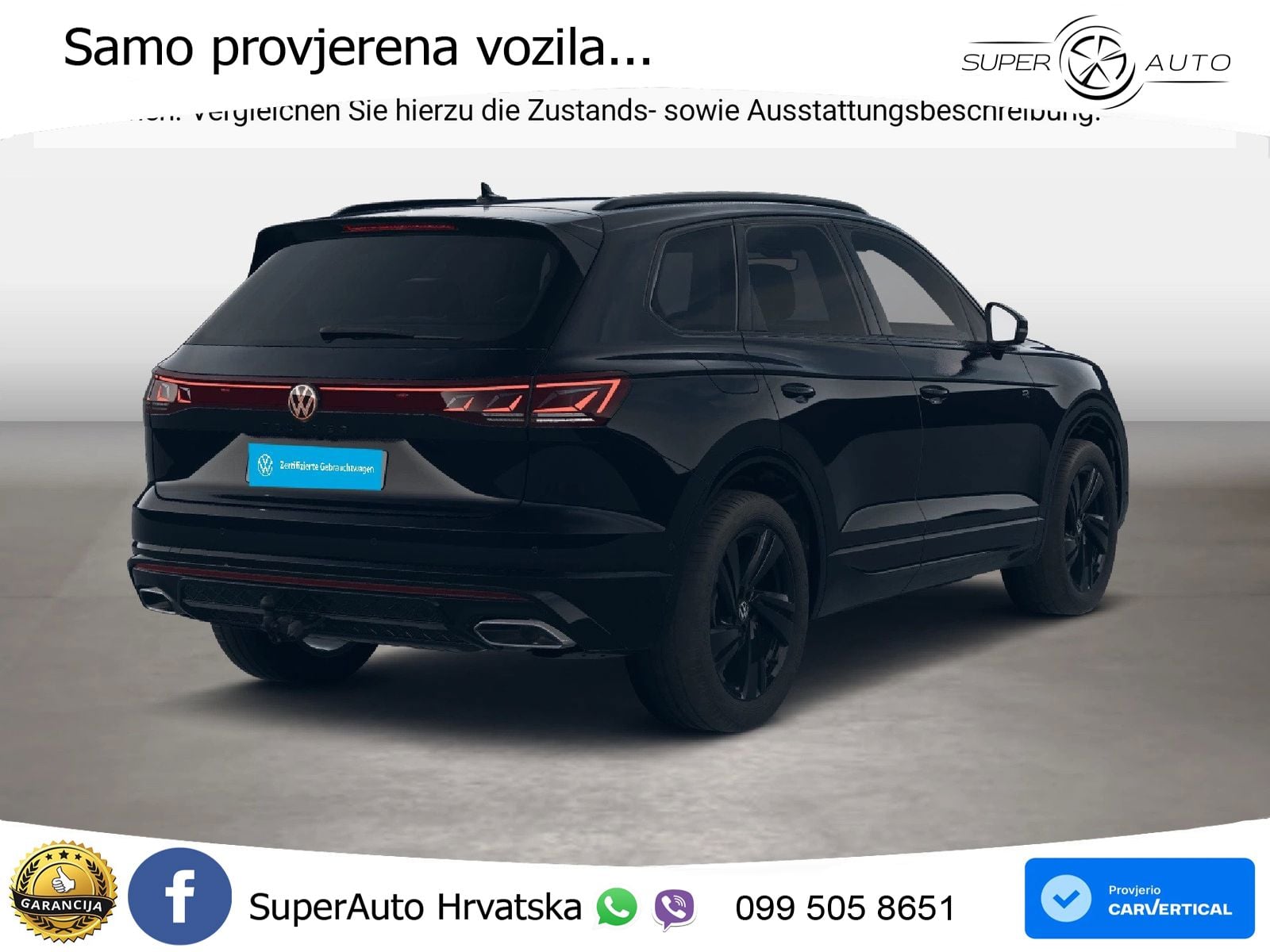 Volkswagen Touareg 3.0 V6 TDI (231 KS) 4MOTION Tiptronic ZRAČNI+ACC+4xGR SJED+KAM