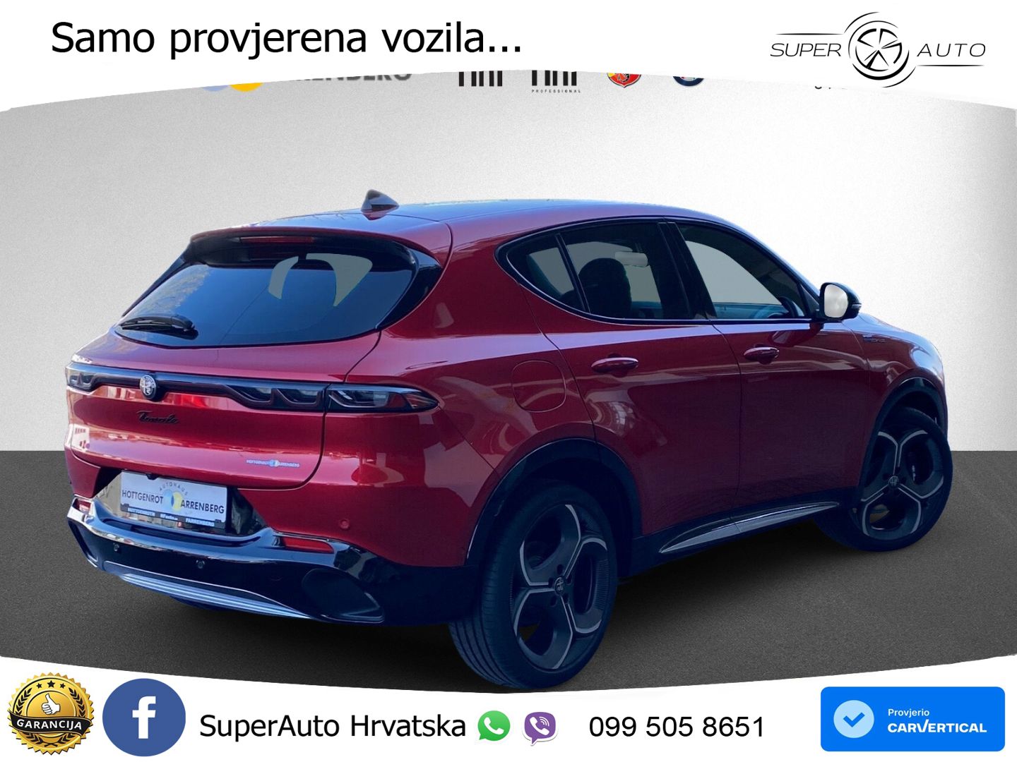 Alfa Romeo Tonale 1.5 VGT (174 KS) Hybrid TCT LED+GR SJED+ACC