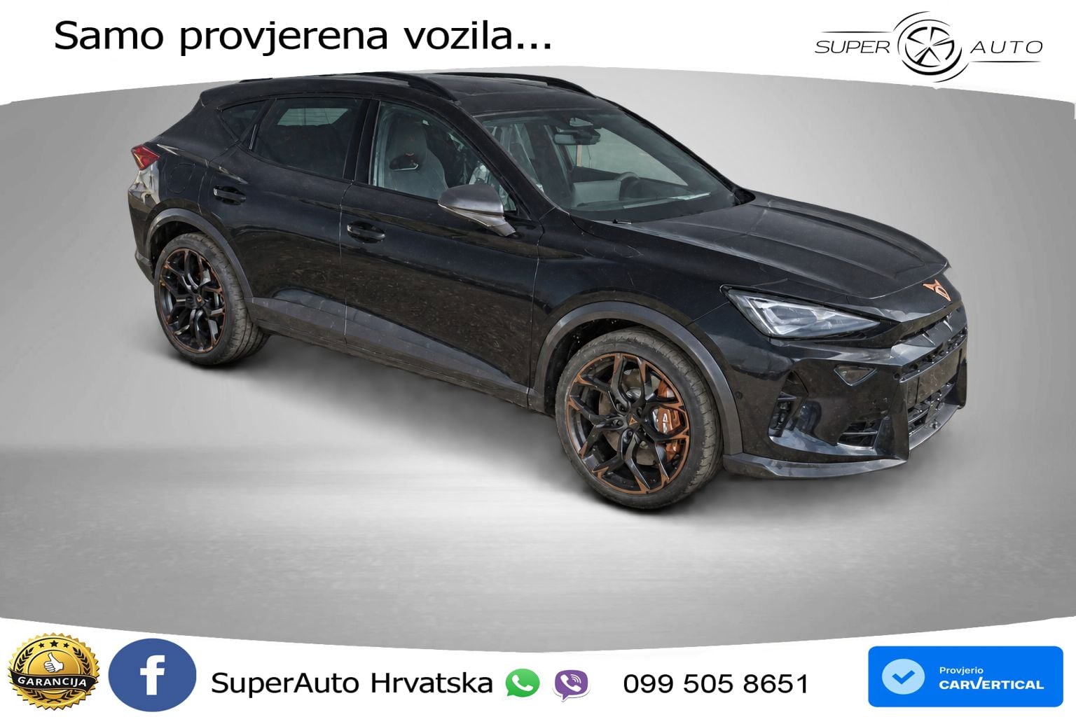 Cupra Formentor VZ5 2.5 TSI (390 KS) 4Drive DSG MATRIX+GR SJED+KAM