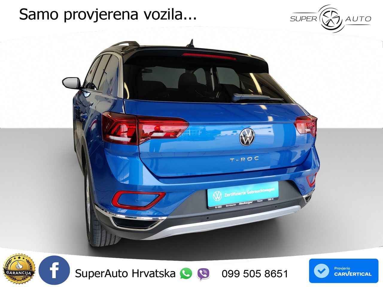 Volkswagen T-Roc 1.5 TSI (150 KS) DSG LED+GR SJED+ACC