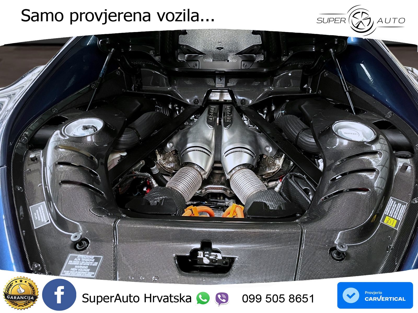 Ferrari 296 GTB 3.0 V6 (830 KS) F1 DCT LED+ACC