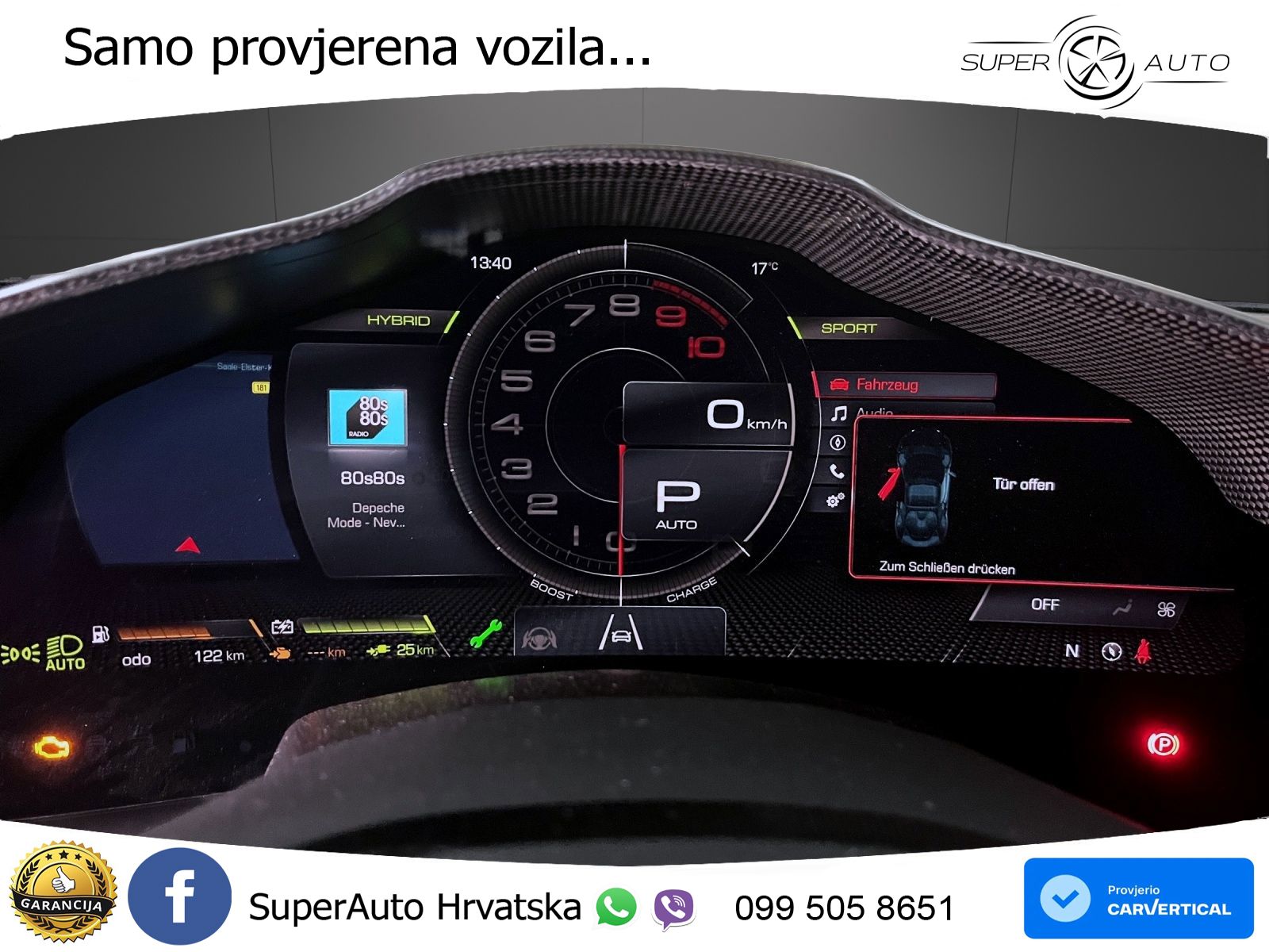 Ferrari 296 GTB 3.0 V6 (830 KS) F1 DCT LED+ACC