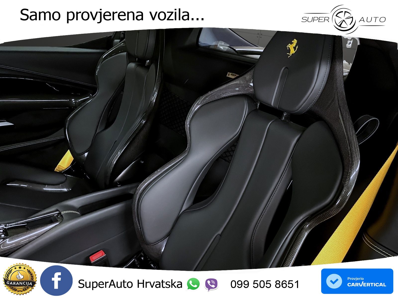 Ferrari 296 GTB 3.0 V6 (830 KS) F1 DCT LED+ACC