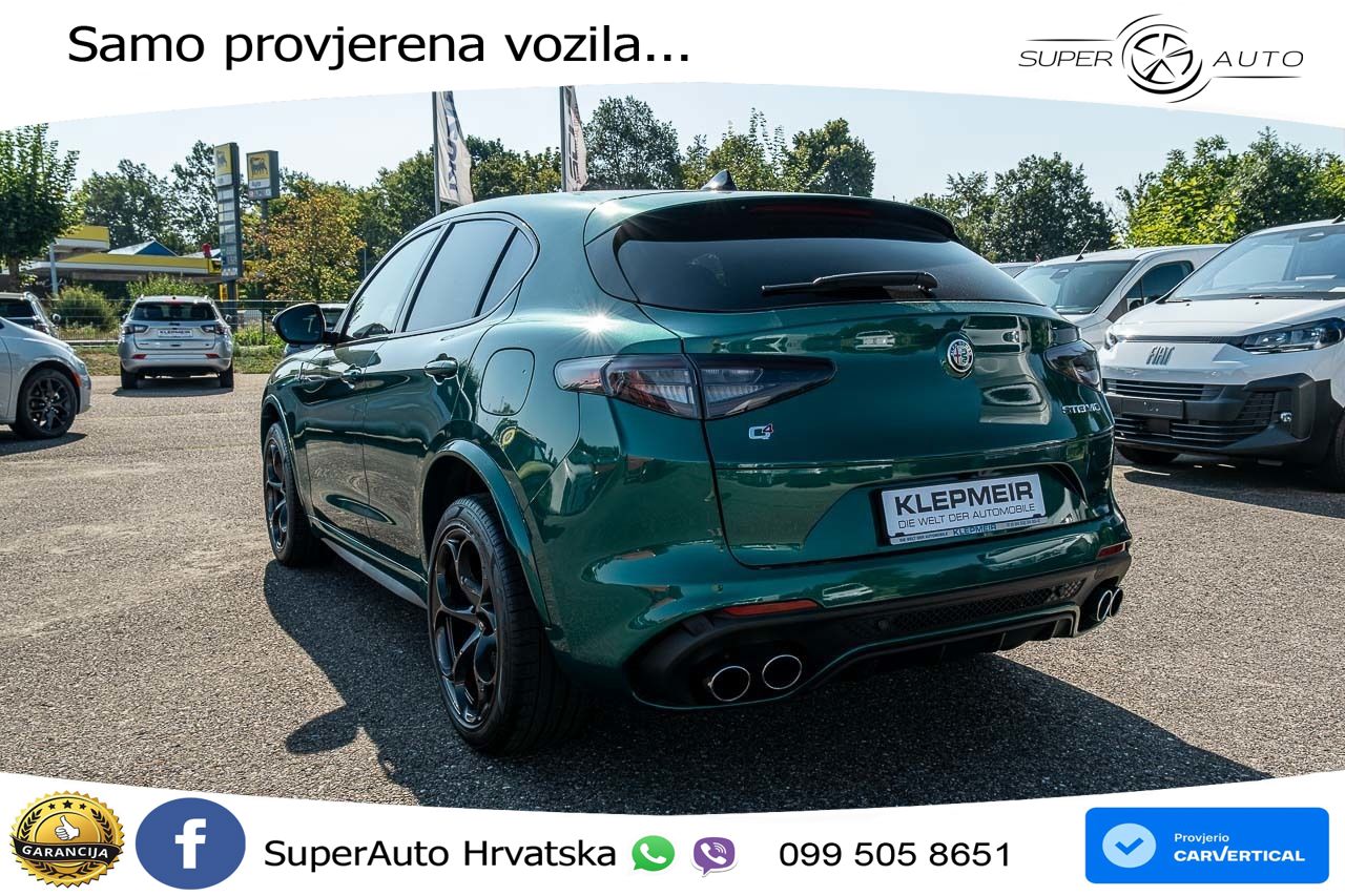 Alfa Romeo Stelvio Quadrifoglio 2.9 V6 Bi-Turbo (520 KS) Q4 Automatic LED+GR SJED+ACC