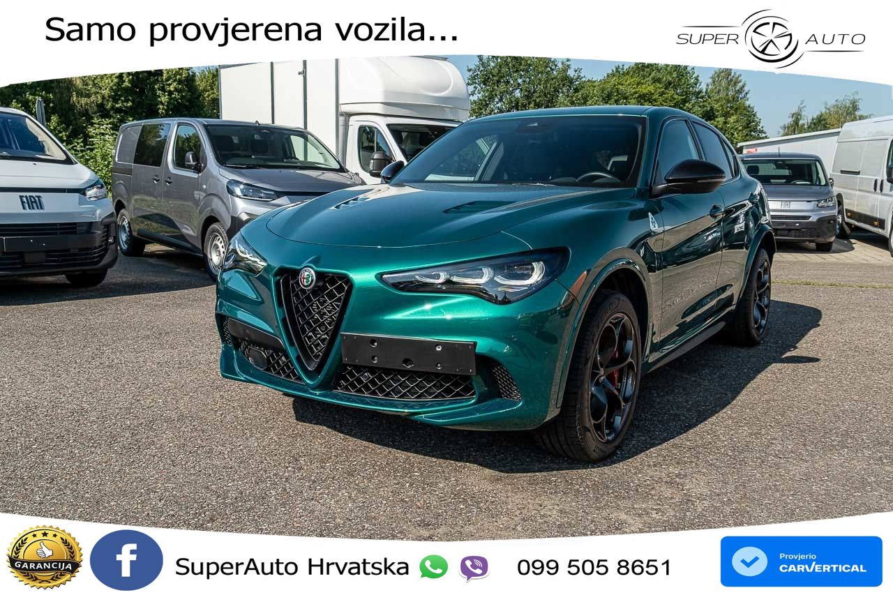 Alfa Romeo Stelvio Quadrifoglio 2.9 V6 Bi-Turbo (520 KS) Q4 Automatic LED+GR SJED+ACC