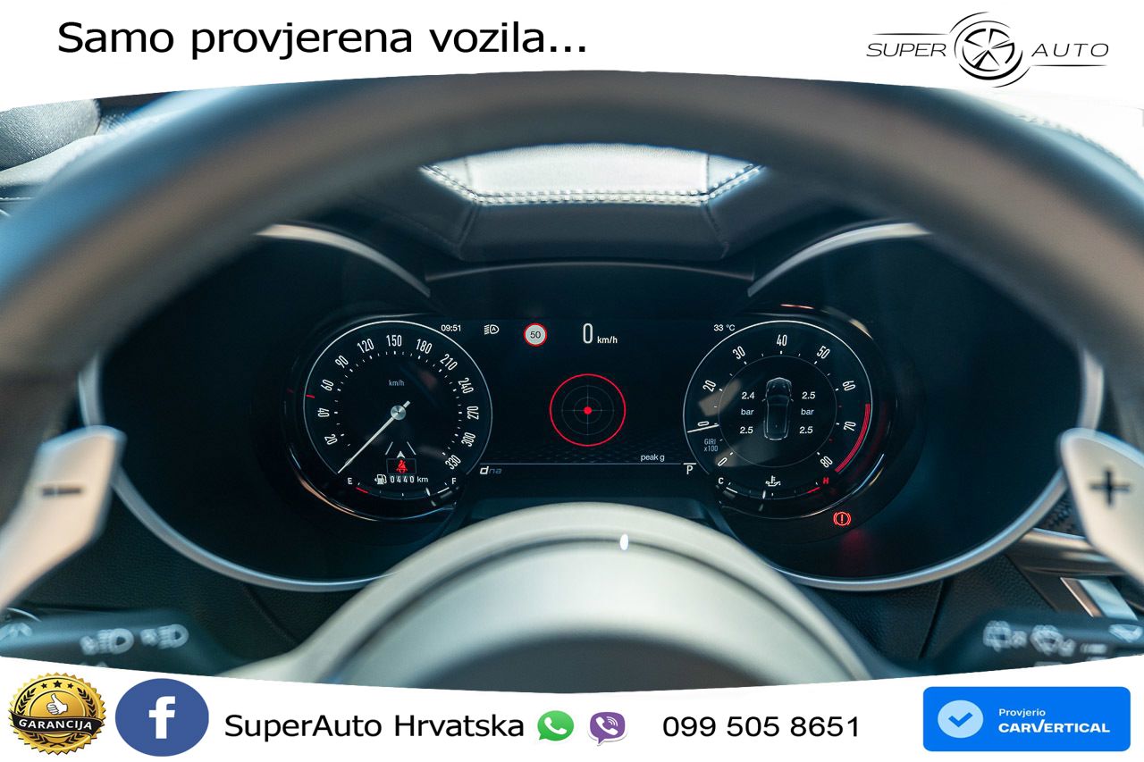 Alfa Romeo Stelvio Quadrifoglio 2.9 V6 Bi-Turbo (520 KS) Q4 Automatic LED+GR SJED+ACC