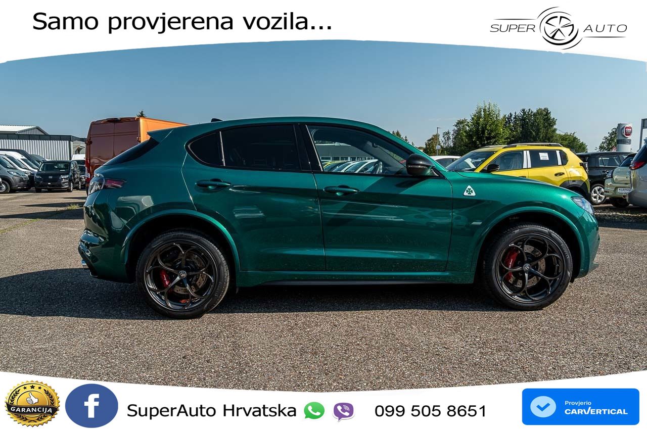 Alfa Romeo Stelvio Quadrifoglio 2.9 V6 Bi-Turbo (520 KS) Q4 Automatic LED+GR SJED+ACC