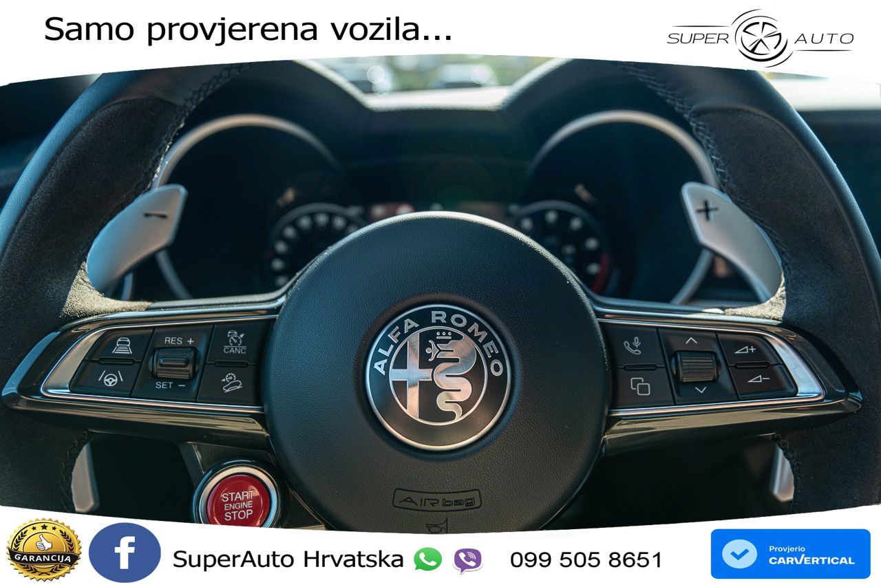 Alfa Romeo Stelvio Quadrifoglio 2.9 V6 Bi-Turbo (520 KS) Q4 Automatic LED+GR SJED+ACC