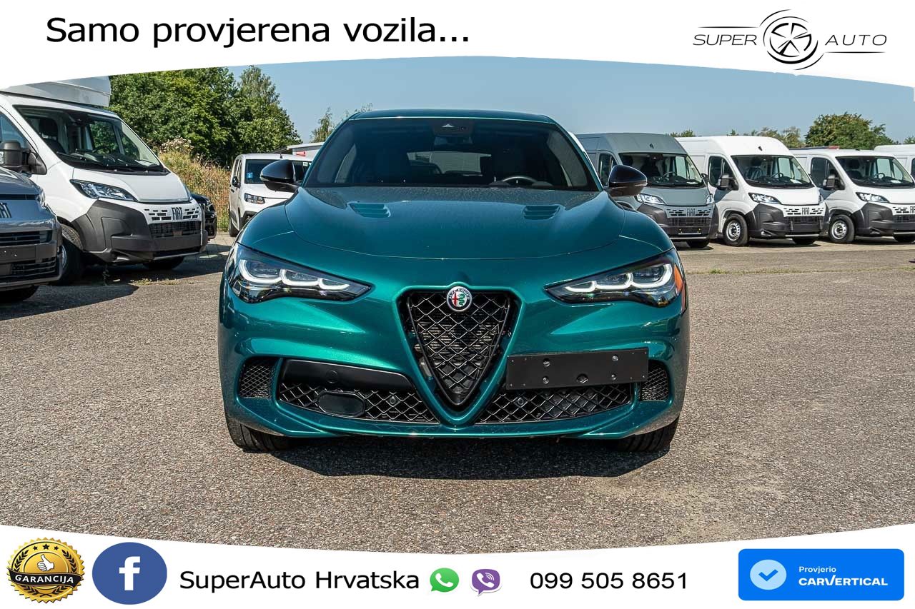 Alfa Romeo Stelvio Quadrifoglio 2.9 V6 Bi-Turbo (520 KS) Q4 Automatic LED+GR SJED+ACC
