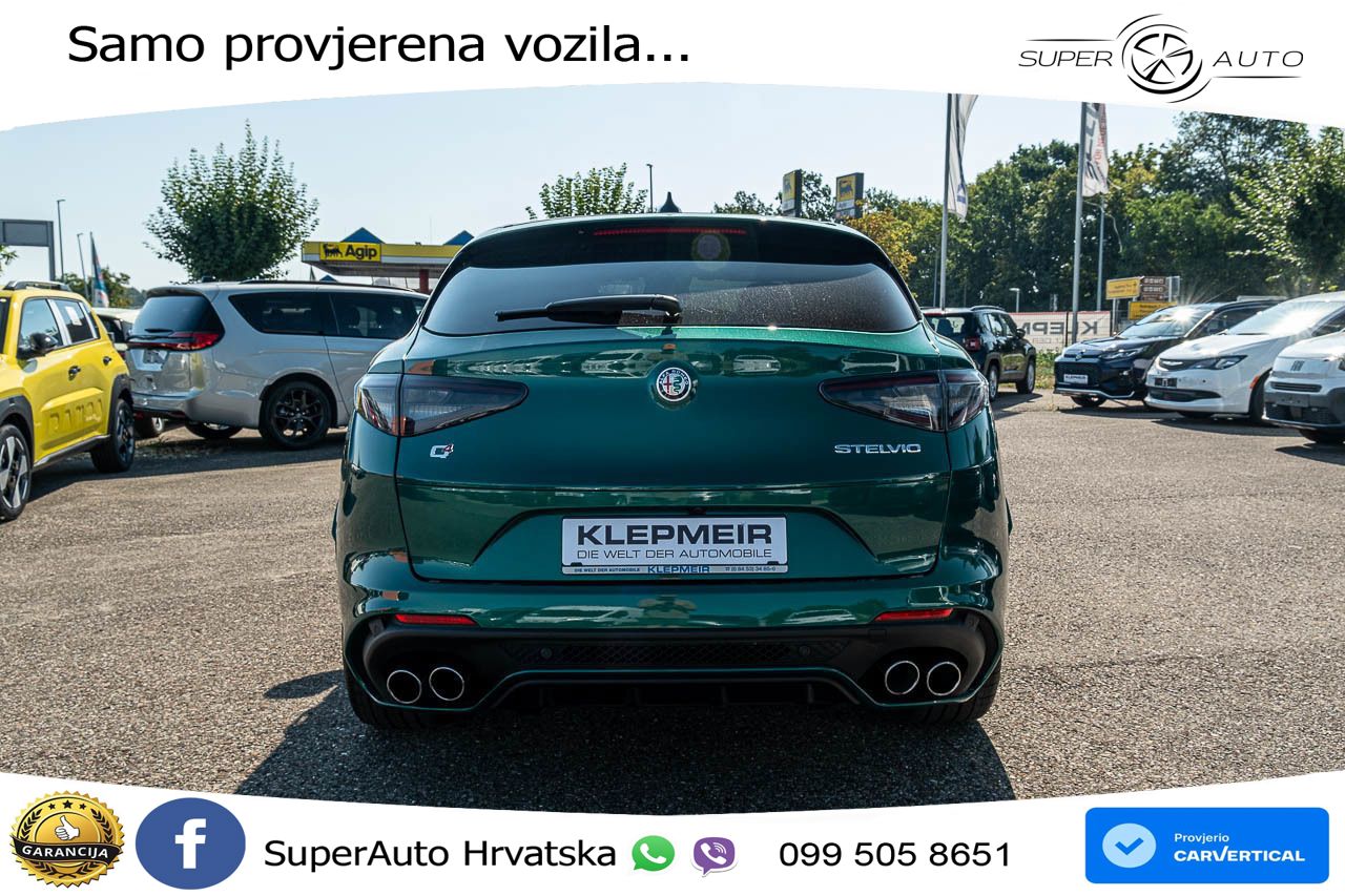 Alfa Romeo Stelvio Quadrifoglio 2.9 V6 Bi-Turbo (520 KS) Q4 Automatic LED+GR SJED+ACC