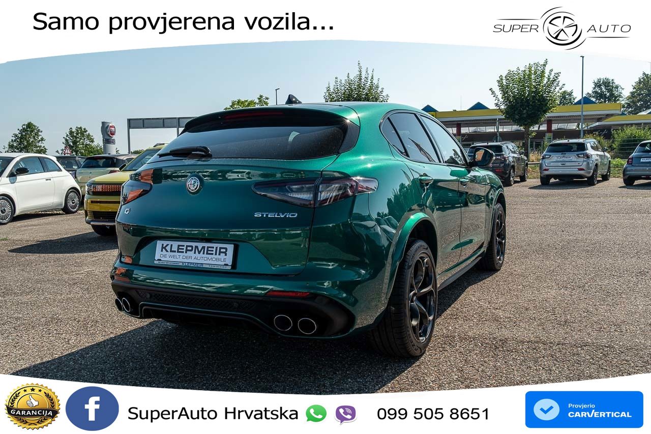 Alfa Romeo Stelvio Quadrifoglio 2.9 V6 Bi-Turbo (520 KS) Q4 Automatic LED+GR SJED+ACC