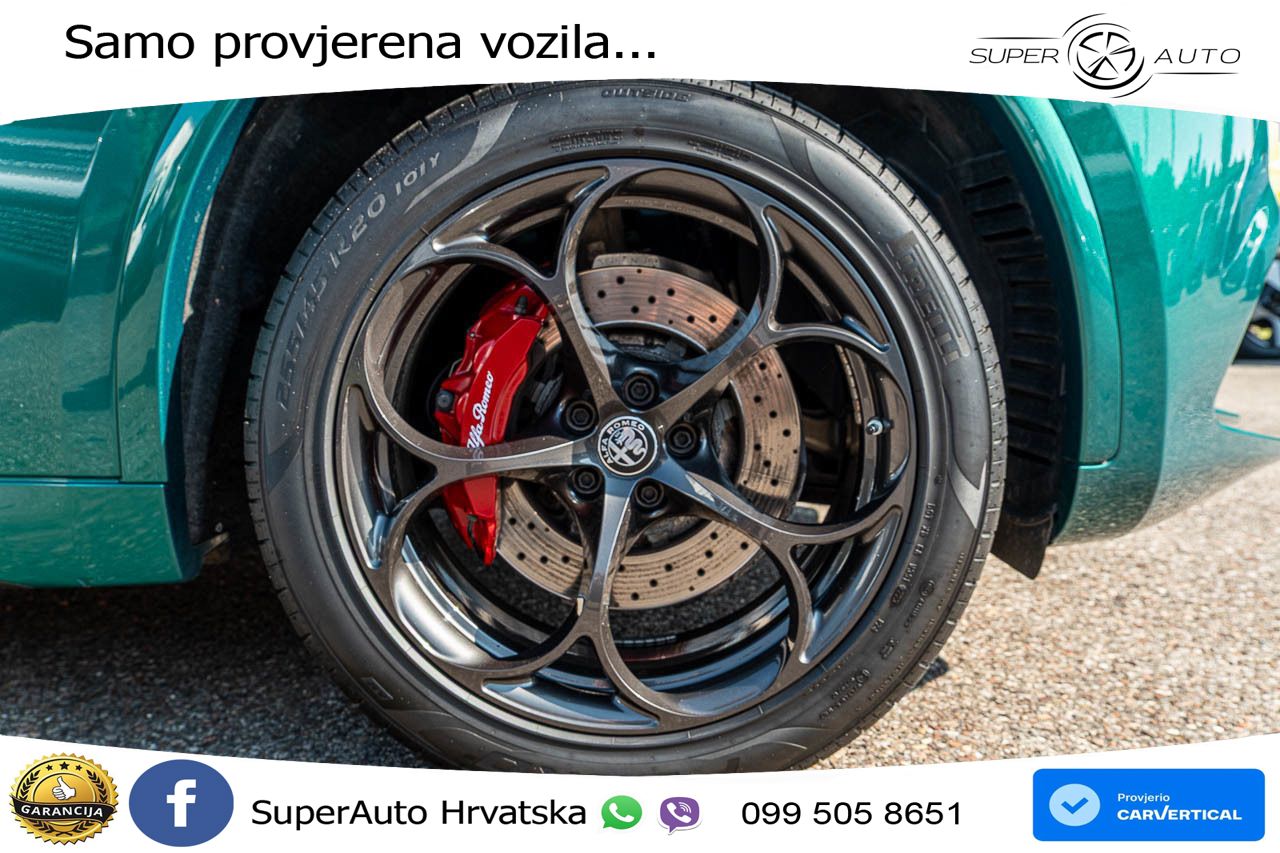 Alfa Romeo Stelvio Quadrifoglio 2.9 V6 Bi-Turbo (520 KS) Q4 Automatic LED+GR SJED+ACC
