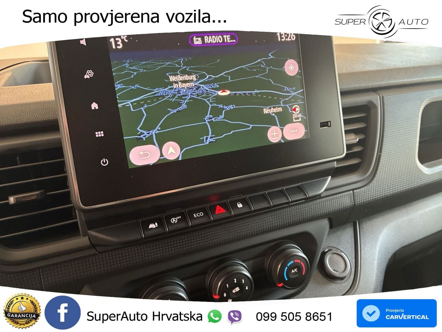 Renault Trafic Kasten 2.0 dCi130 L1H1 LED PDC KAM NAVI K 131 KS
