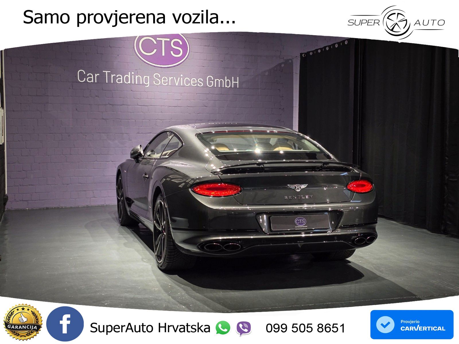 Bentley Continental GT III 4.0 V8 (550 KS) AWD Automatic LED+GR SJED+ACC