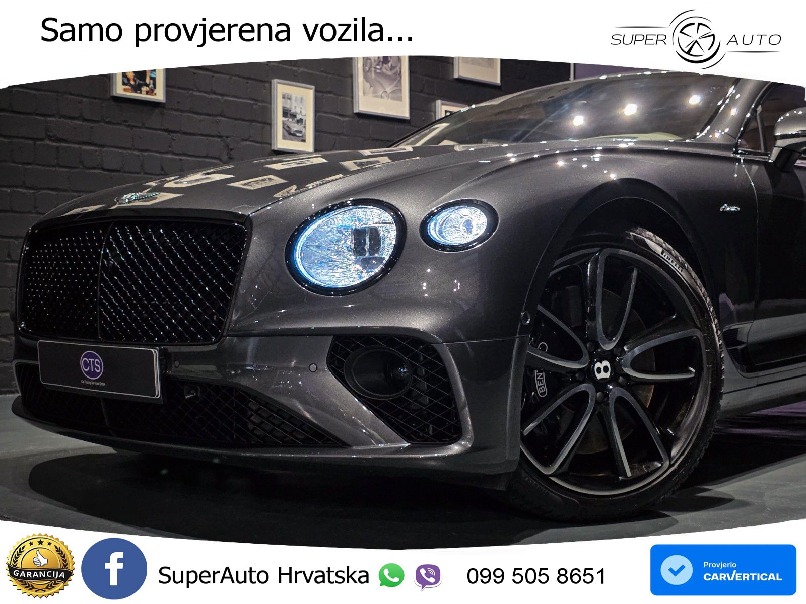 Bentley Continental GT III 4.0 V8 (550 KS) AWD Automatic LED+GR SJED+ACC
