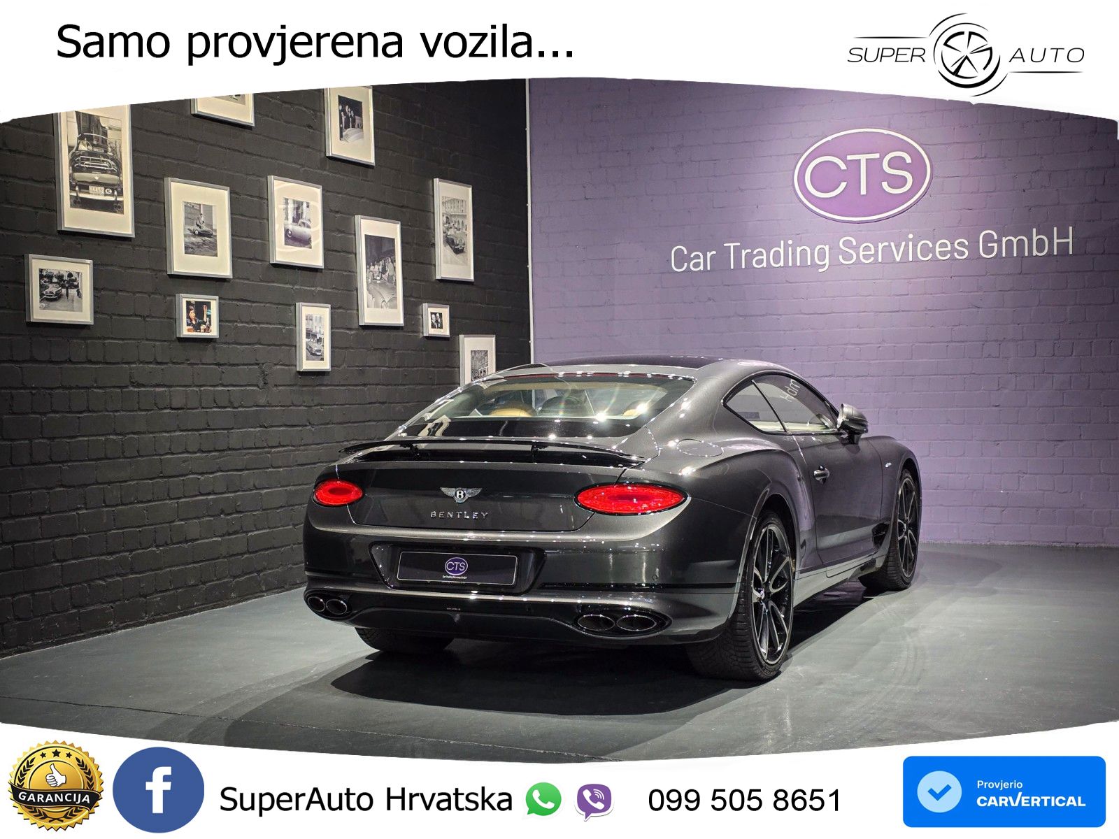 Bentley Continental GT III 4.0 V8 (550 KS) AWD Automatic LED+GR SJED+ACC
