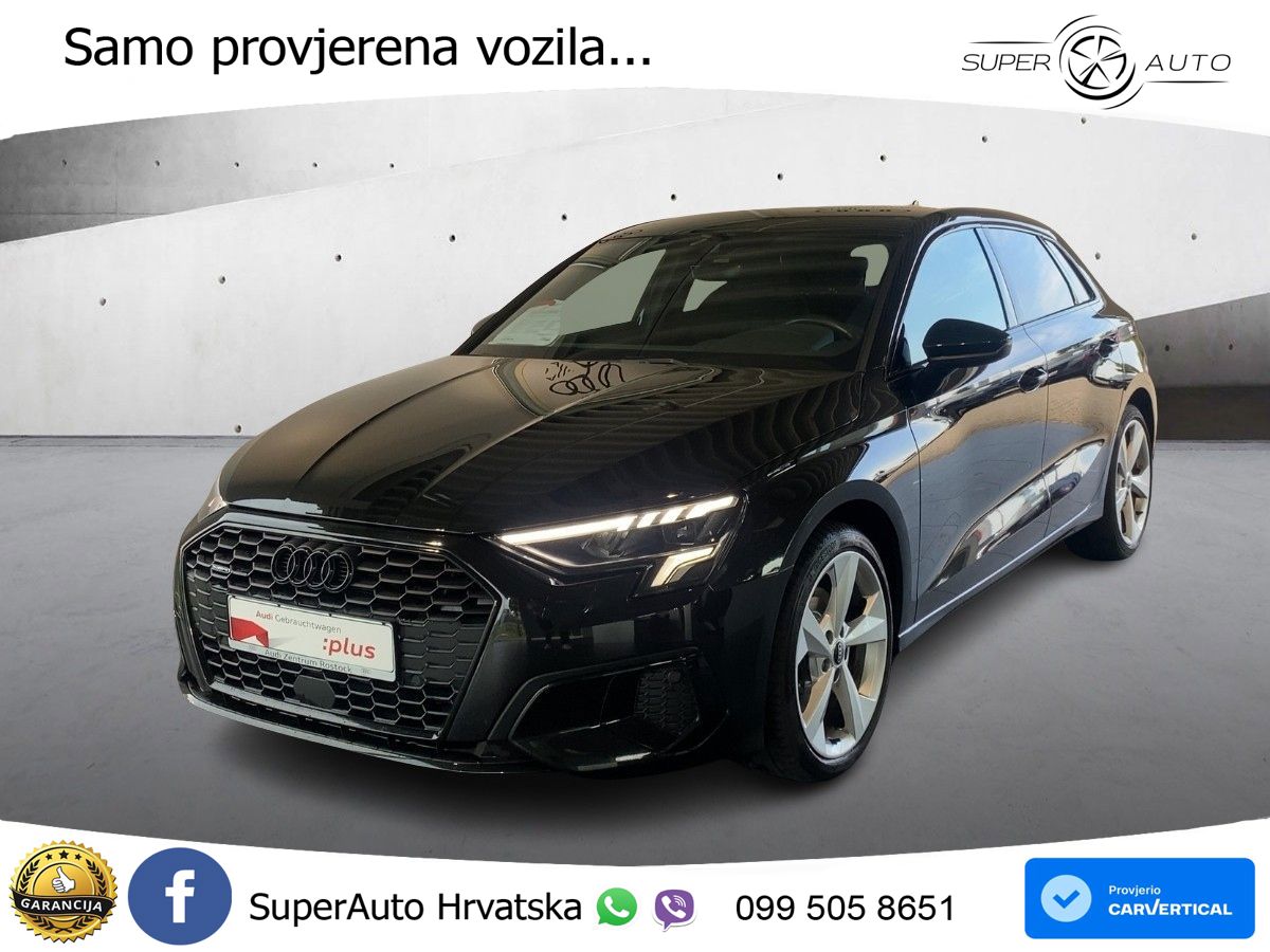 Audi A3 40 TDI (200 KS) quattro S tronic S line LED+GR SJED+ACC